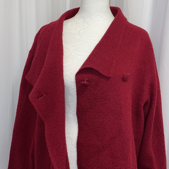 TWO STAR DOG TSD 100% Wool Sweater Cardigan Jacket Size XL - Picture 3 of 7